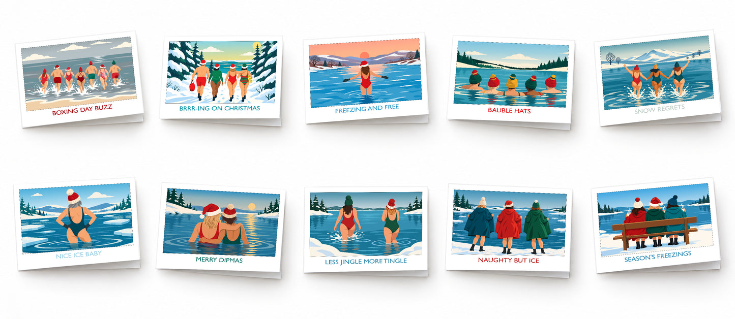 Christmas cards pack 2 - Ten designs