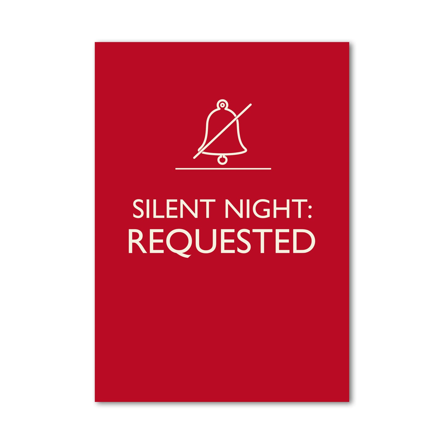 SILENT NIGHT REQUESTED Wall Art Poster