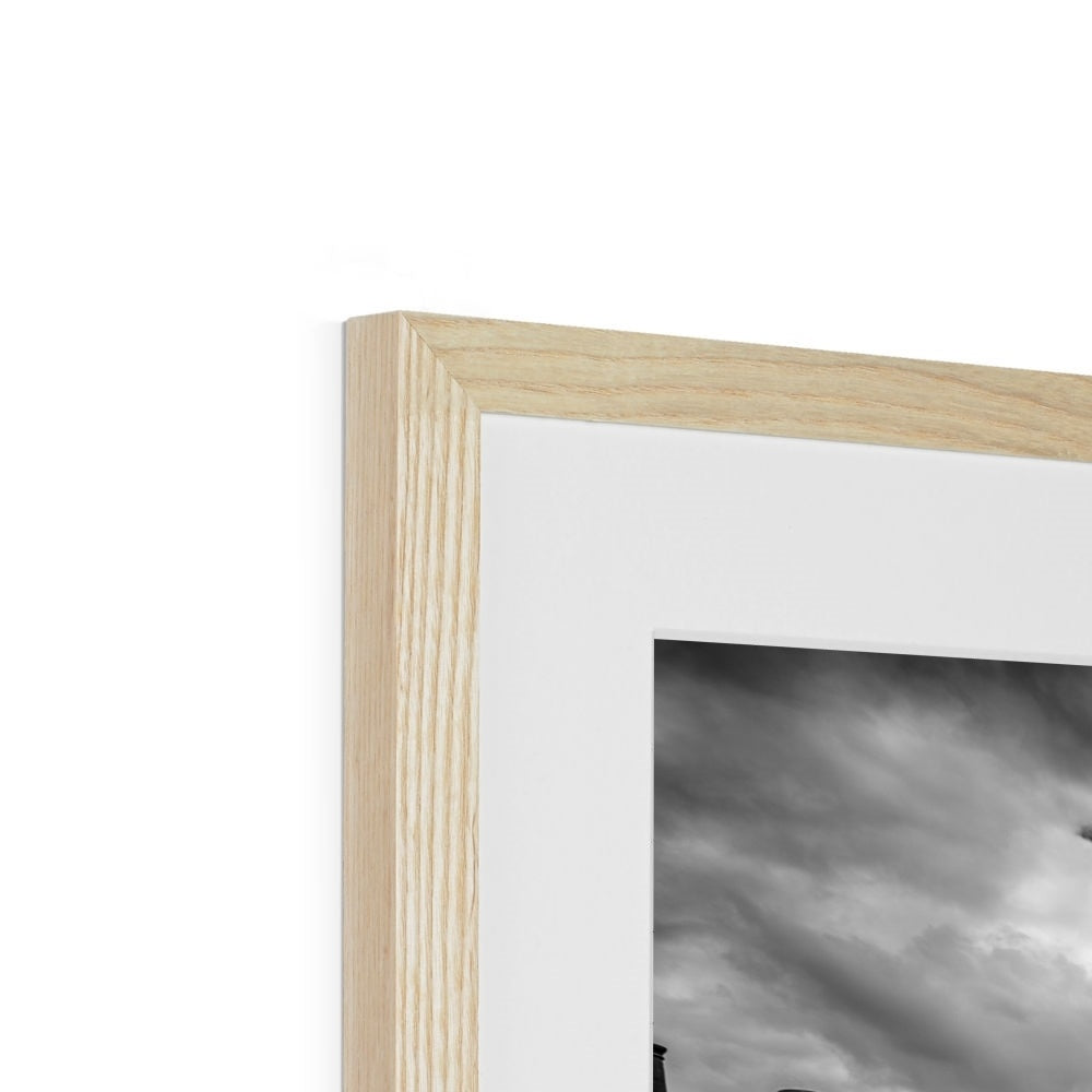 York Minster and rooftops Framed & Mounted Print