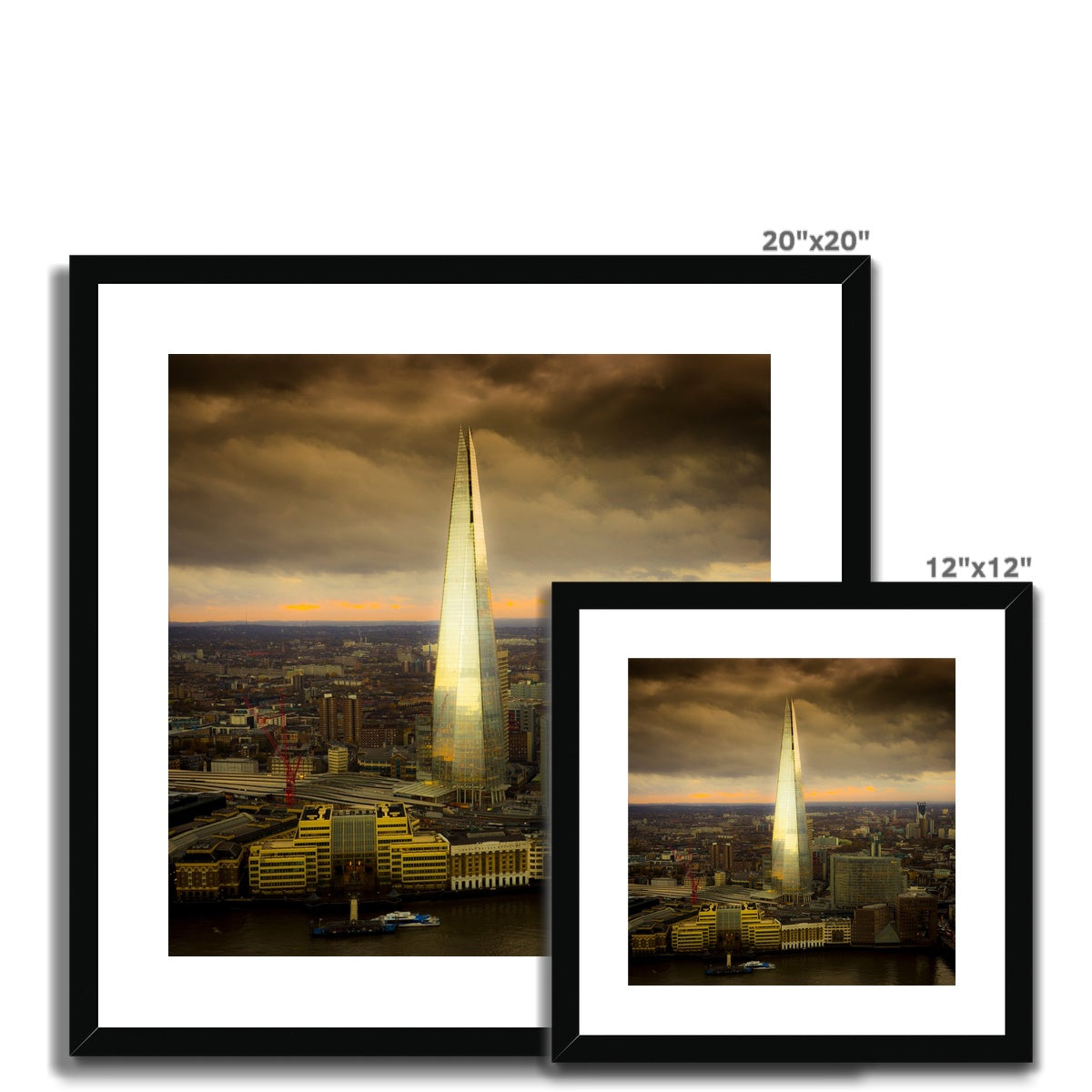 The Shard, London Framed & Mounted Print