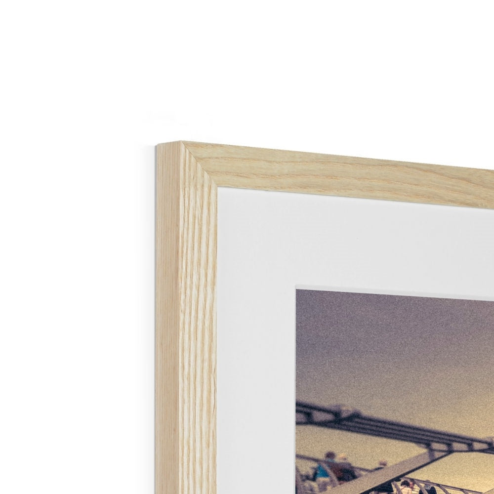 Millennium Bridge and St Paul's Cathedral, London. Framed & Mounted Print