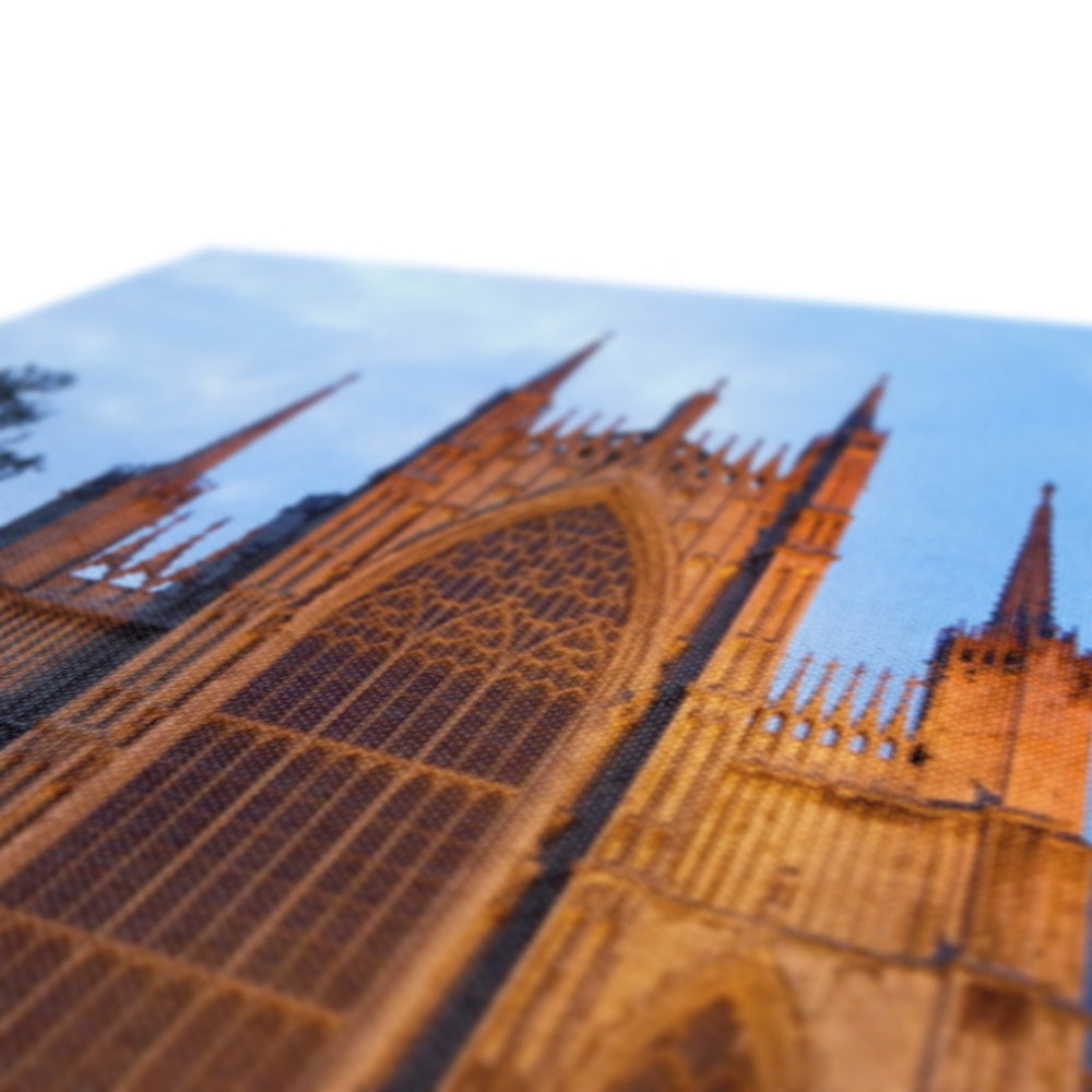 York Minster and St Williams College at dusk. York UK Canvas
