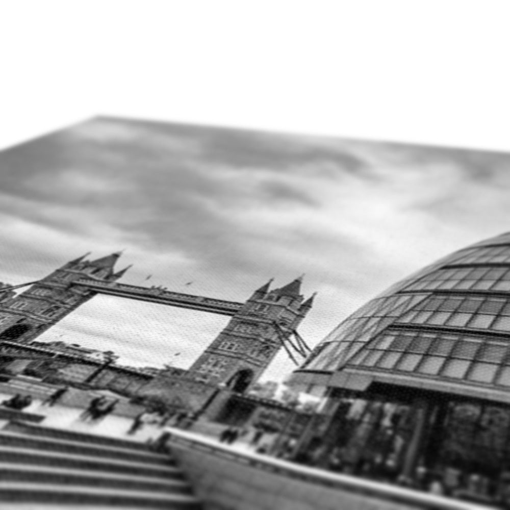 City Hall and The Scoop with Tower Bridge, London. Canvas