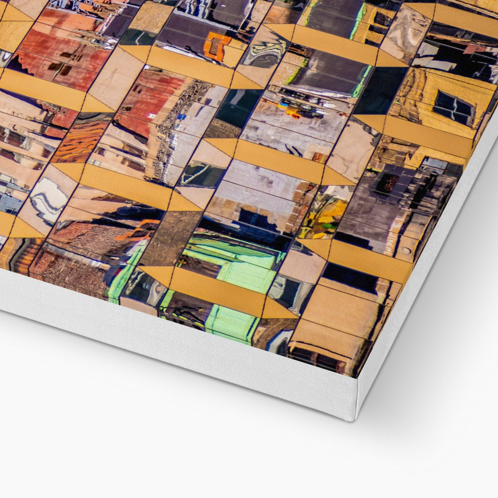 Abstract building reflections Canvas