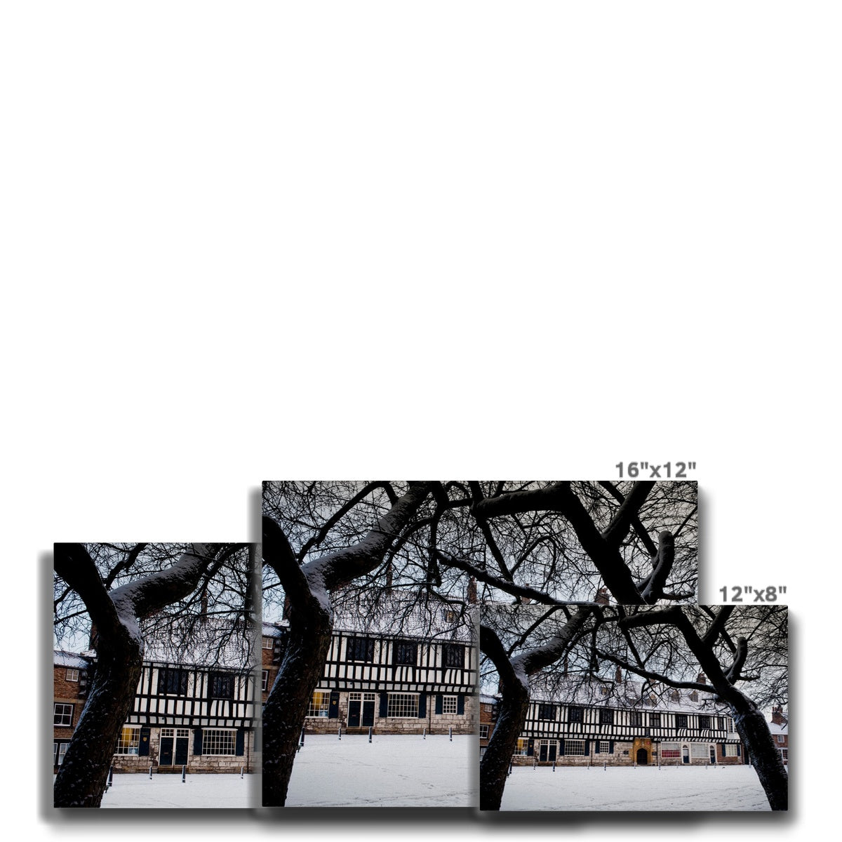 St Williams College York in snow. UK Canvas