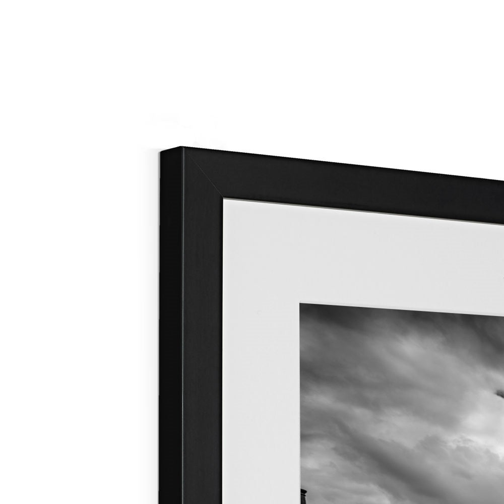 York Minster and rooftops Framed & Mounted Print