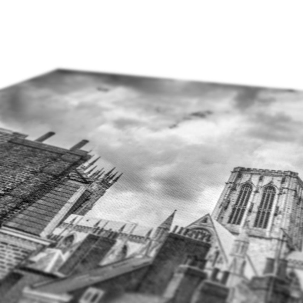 York Minster and rooftops Canvas