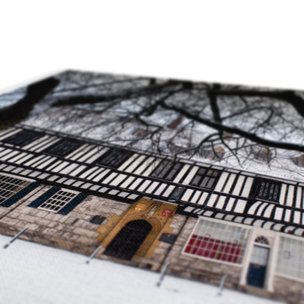 St Williams College York in snow. UK Canvas