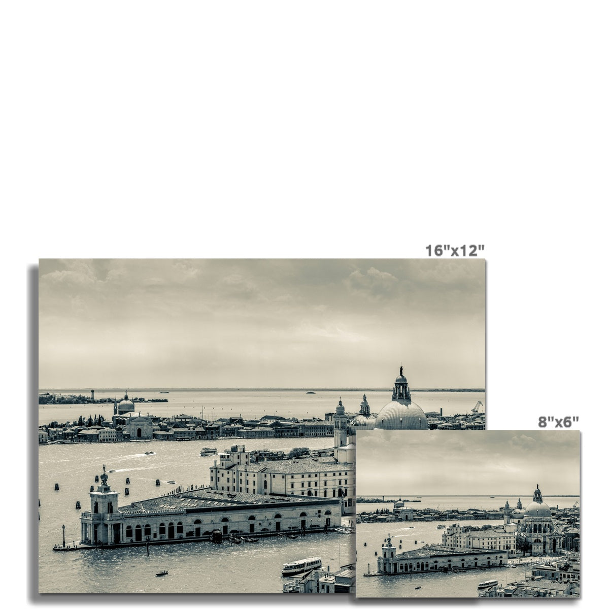 Punta della Dogana and church of Santa Maria della Salute, Venice, Italy. Fine Art Print