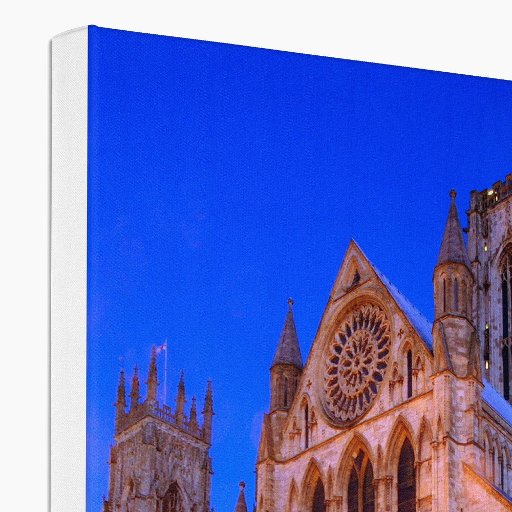 York Minster in the snow, York, UK. Canvas