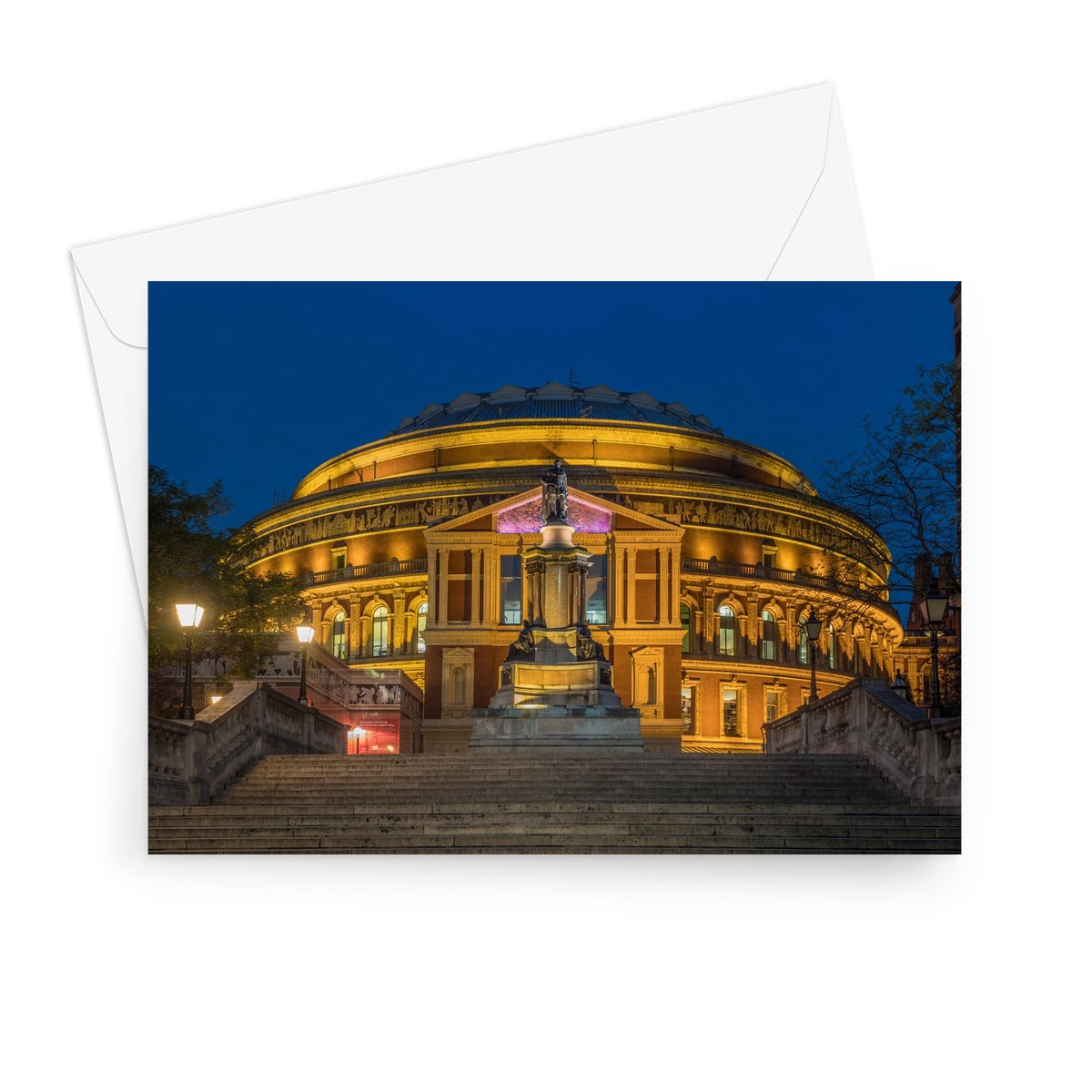 Queen Elizabeth II Diamond Jubilee Steps leading to the Royal Albert Hall, London Greeting Card
