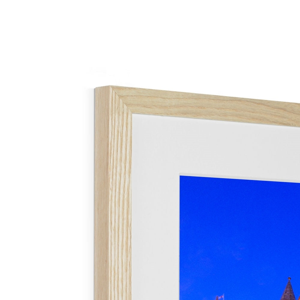 York Minster in the snow, York, UK. Framed & Mounted Print