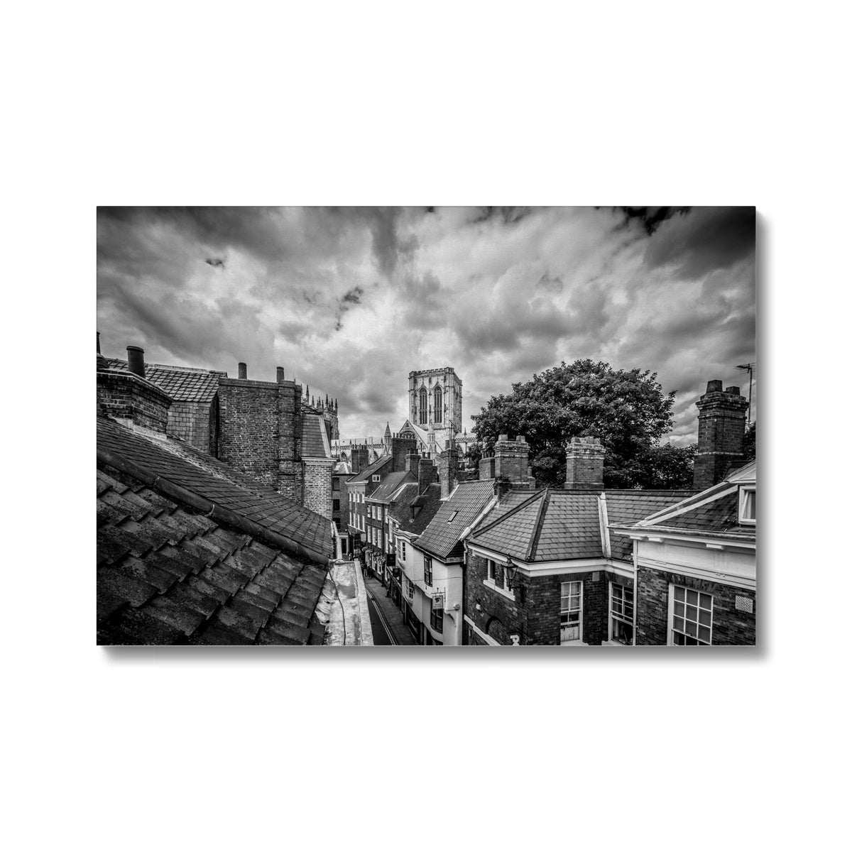 York Minster and rooftops Canvas