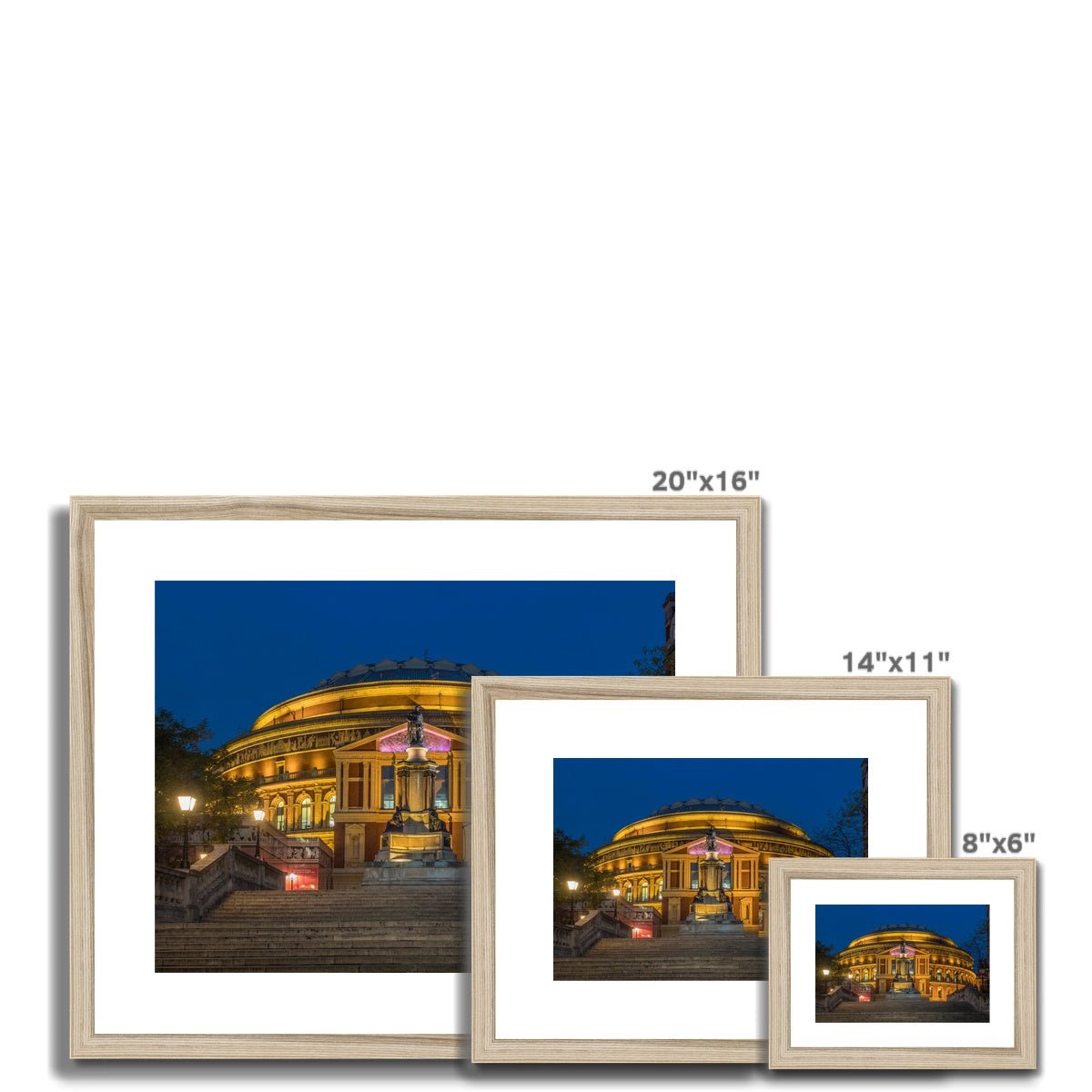 Queen Elizabeth II Diamond Jubilee Steps leading to the Royal Albert Hall, London Framed & Mounted Print