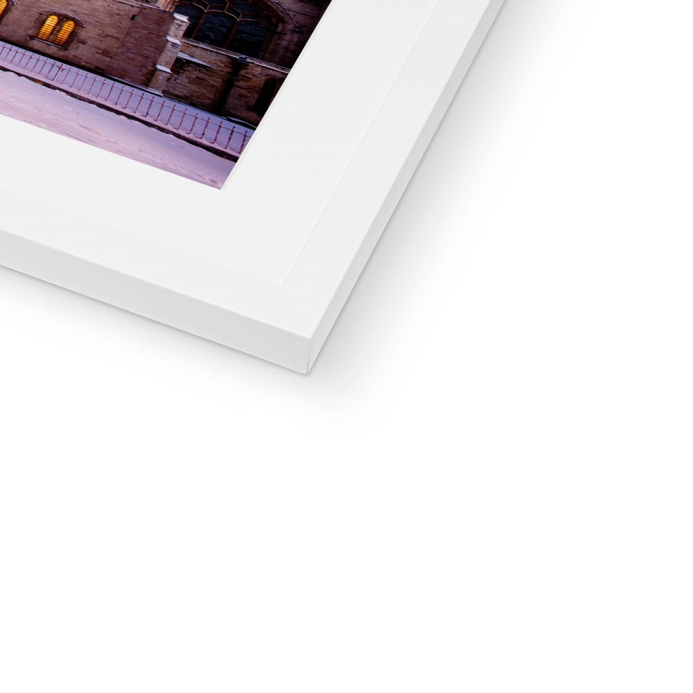 York Minster in the snow, York, UK. Framed & Mounted Print