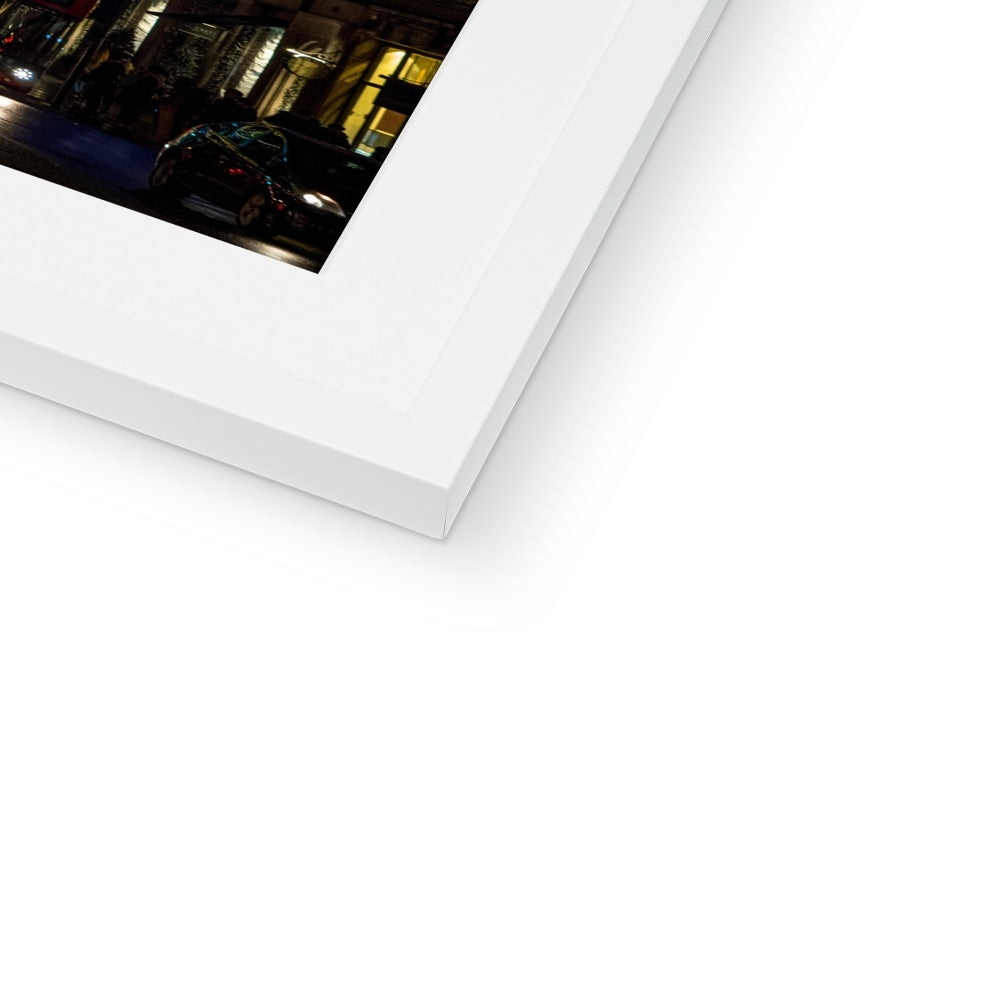 Regent Street Christmas lights, London. UK. Framed & Mounted Print