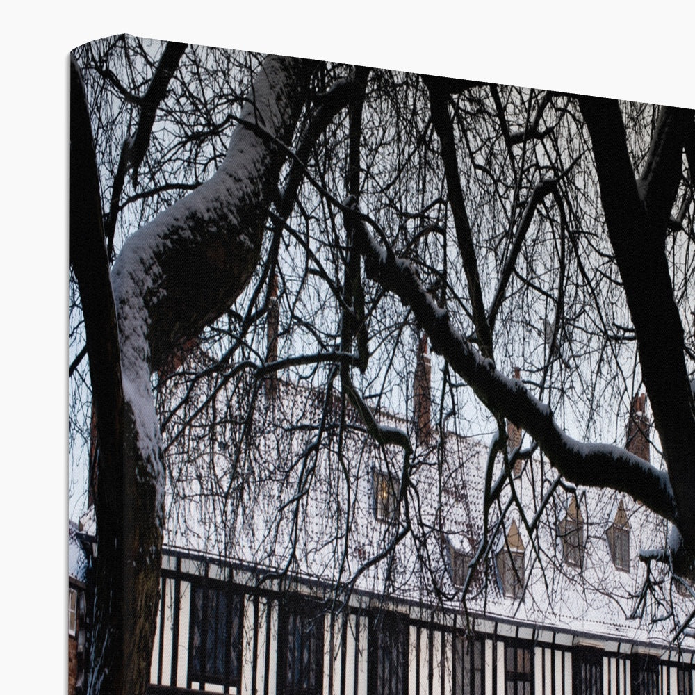 St Williams College York in snow. UK Canvas