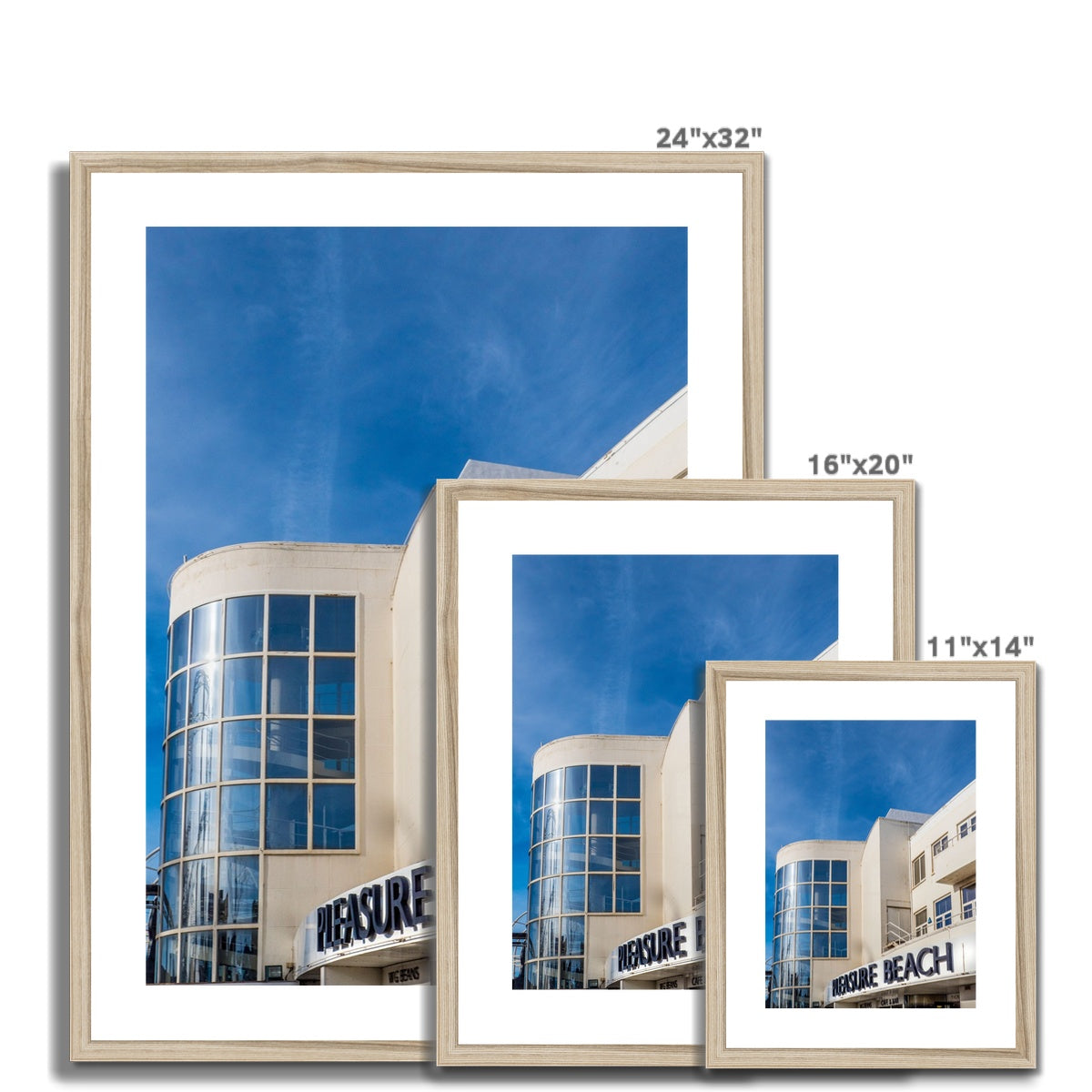 Art Deco exterior of Blackpool Pleasure Beach. UK. Framed & Mounted Print