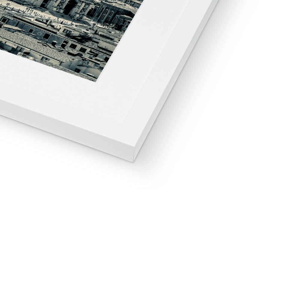 Punta della Dogana and church of Santa Maria della Salute, Venice, Italy. Framed & Mounted Print