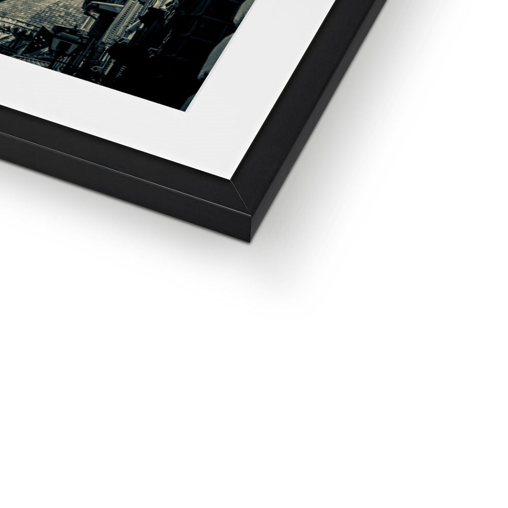 Florence Cathedral ( Duomo ) with dome designed by Filippo Brunelleschi. Italy. Framed & Mounted Print