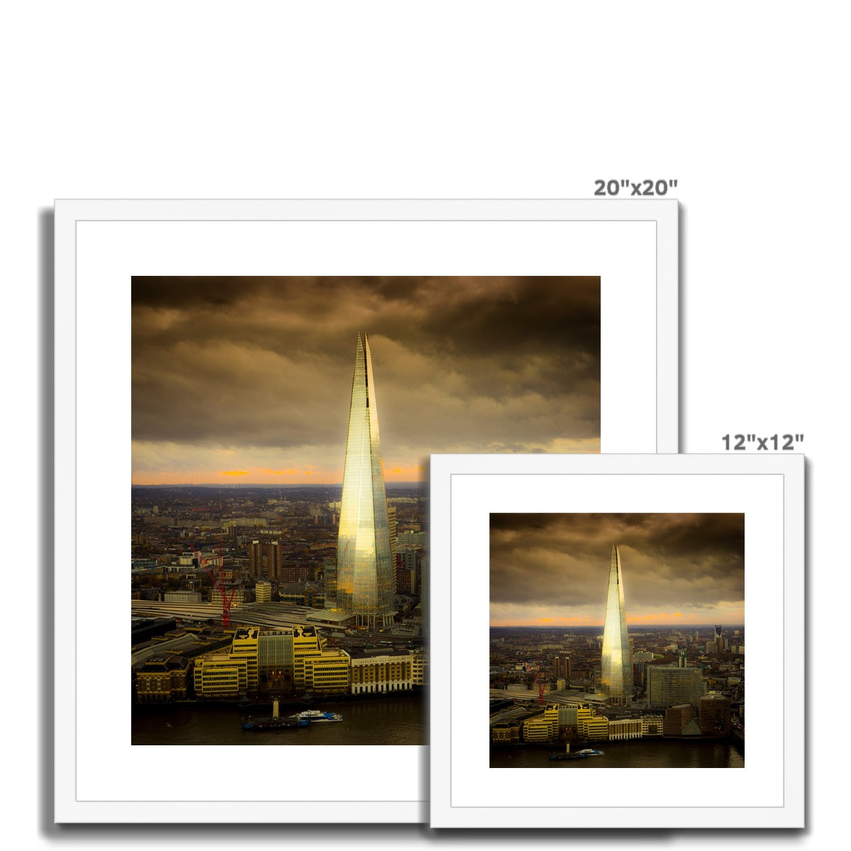 The Shard, London Framed & Mounted Print