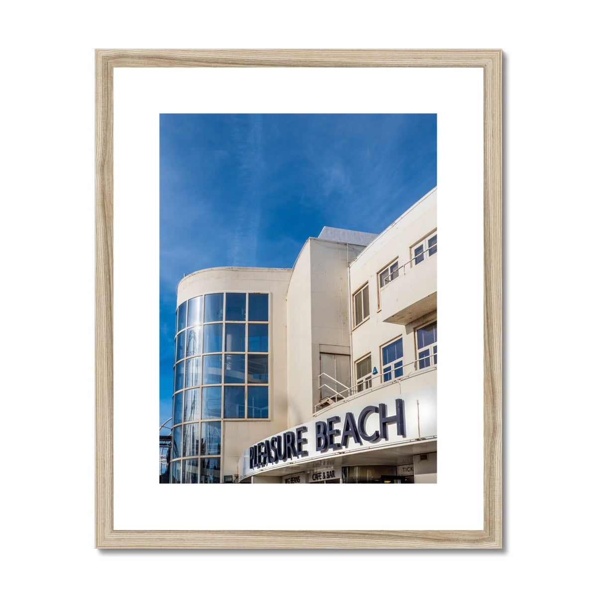Art Deco exterior of Blackpool Pleasure Beach. UK. Framed & Mounted Print