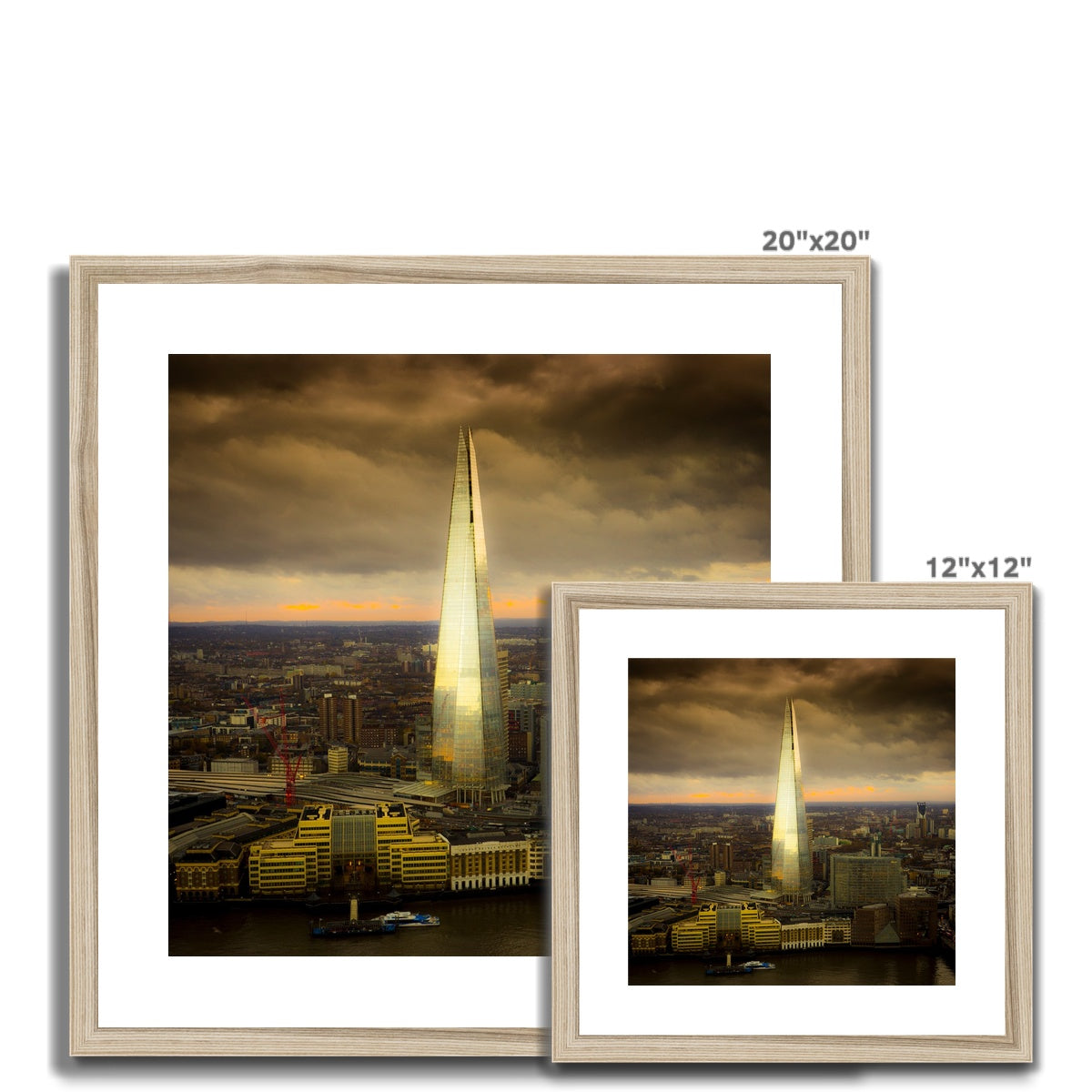 The Shard, London Framed & Mounted Print