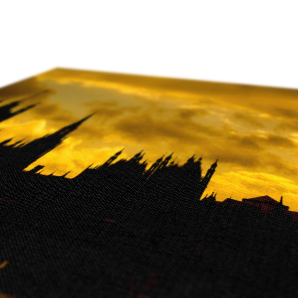 Silhouetted Houses of Parliament, Westminster, London. Canvas