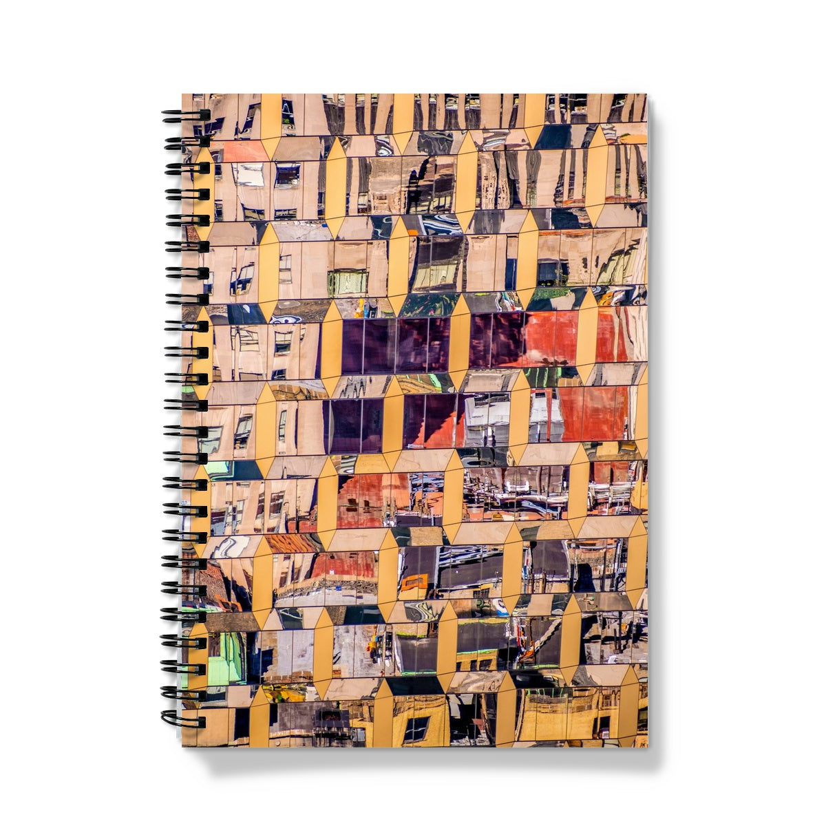 Abstract building reflections Notebook