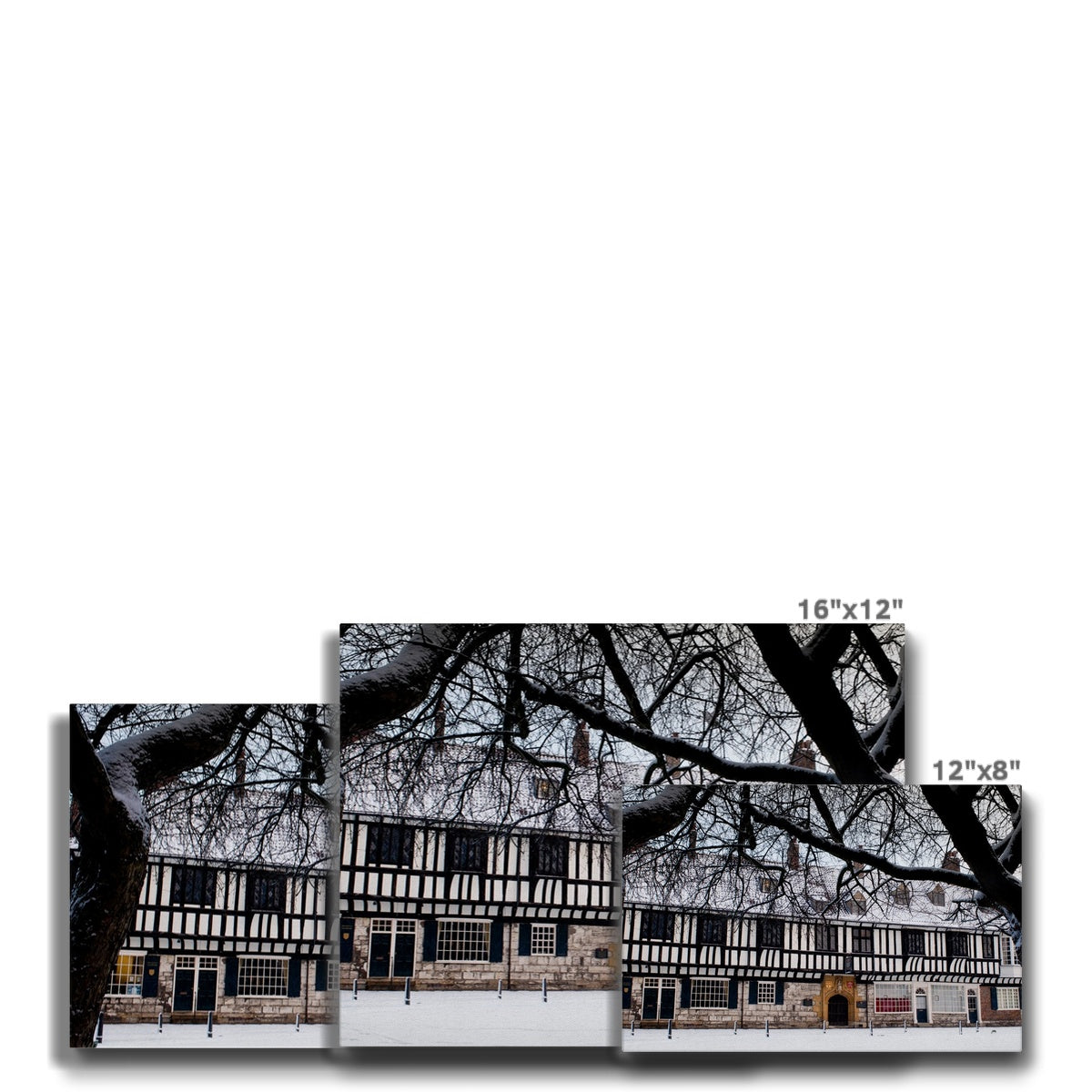 St Williams College York in snow. UK Canvas