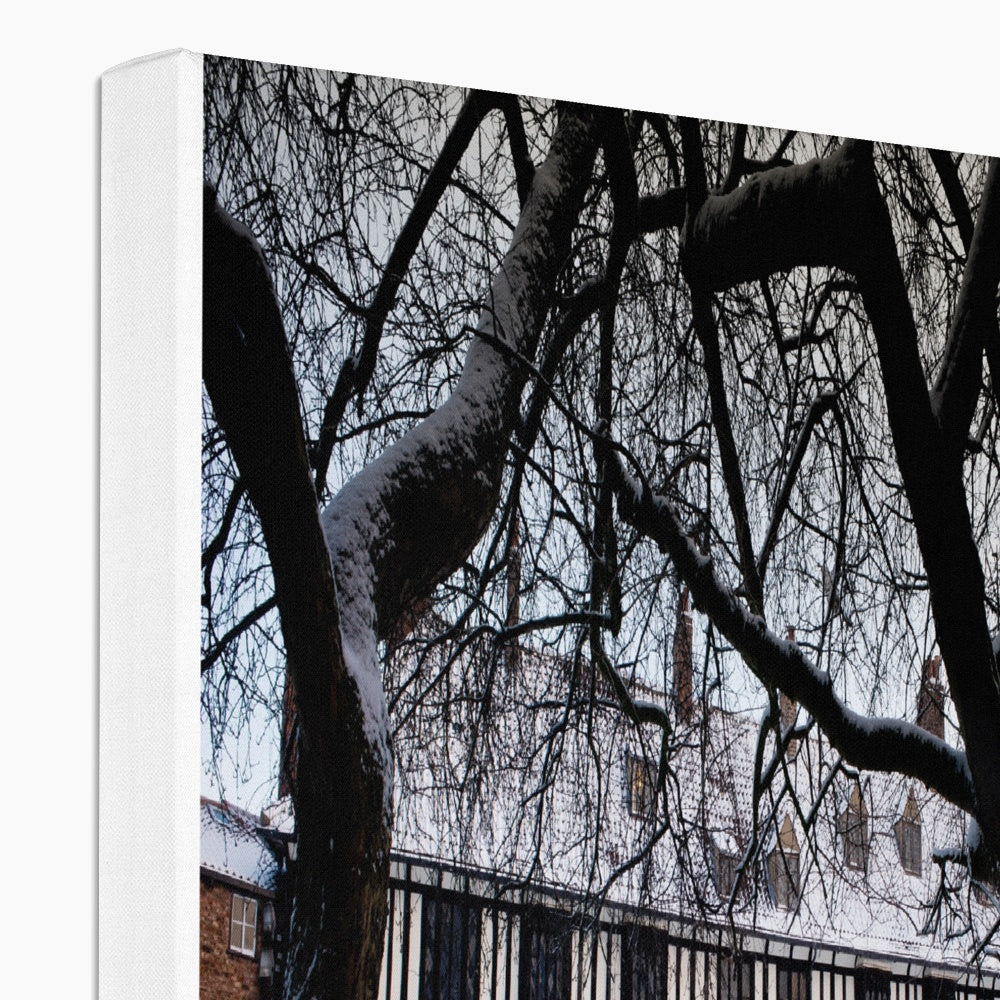 St Williams College York in snow. UK Canvas