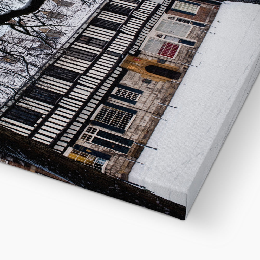 St Williams College York in snow. UK Canvas