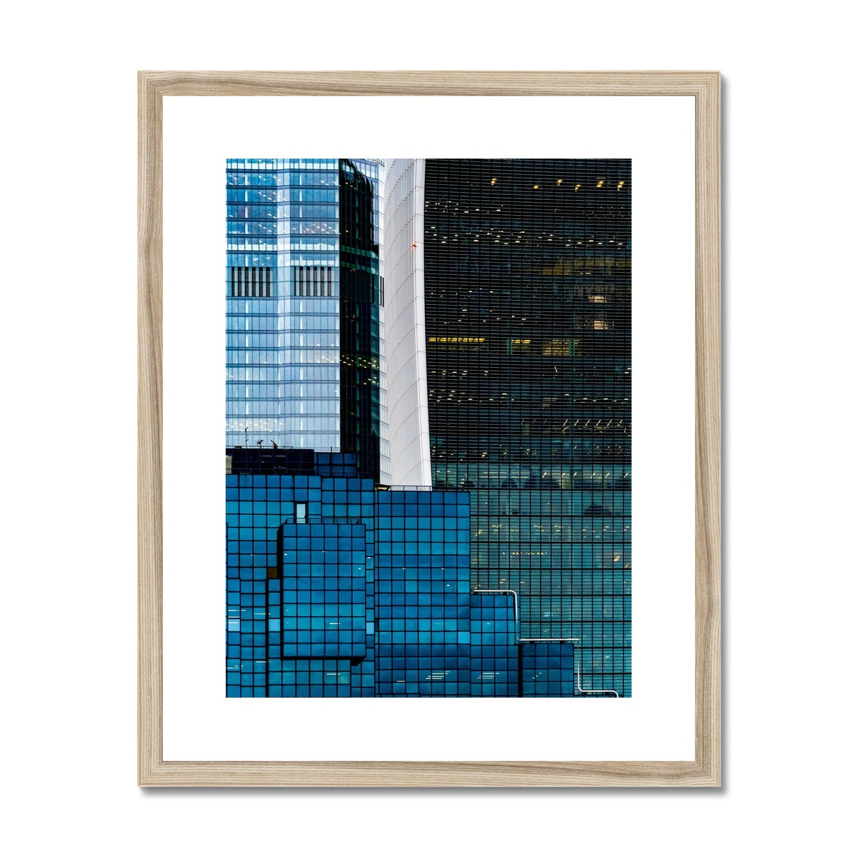 City Buildings Framed & Mounted Print