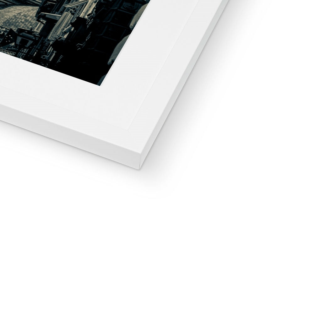 Florence Cathedral ( Duomo ) with dome designed by Filippo Brunelleschi. Italy. Framed & Mounted Print