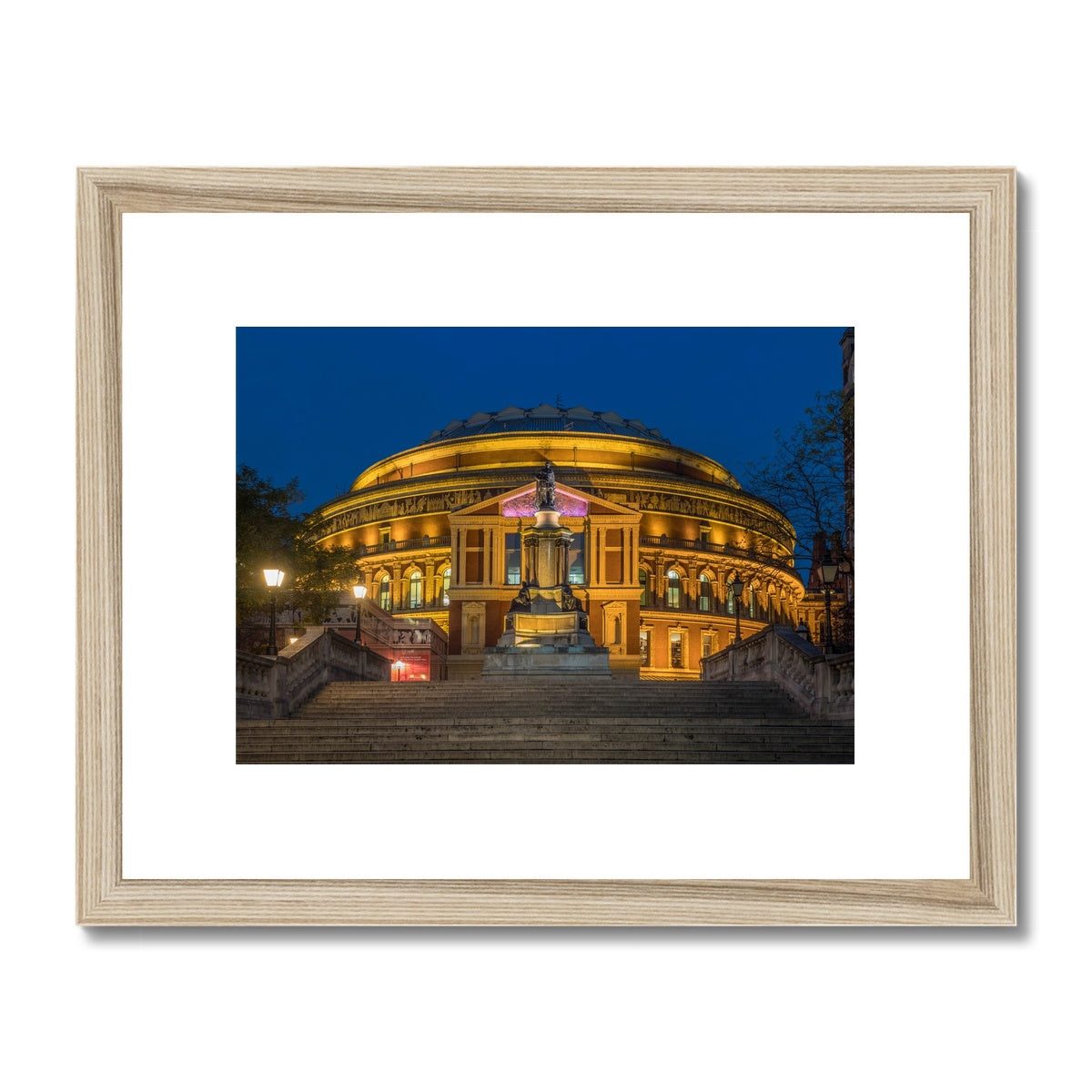 Queen Elizabeth II Diamond Jubilee Steps leading to the Royal Albert Hall, London Framed & Mounted Print