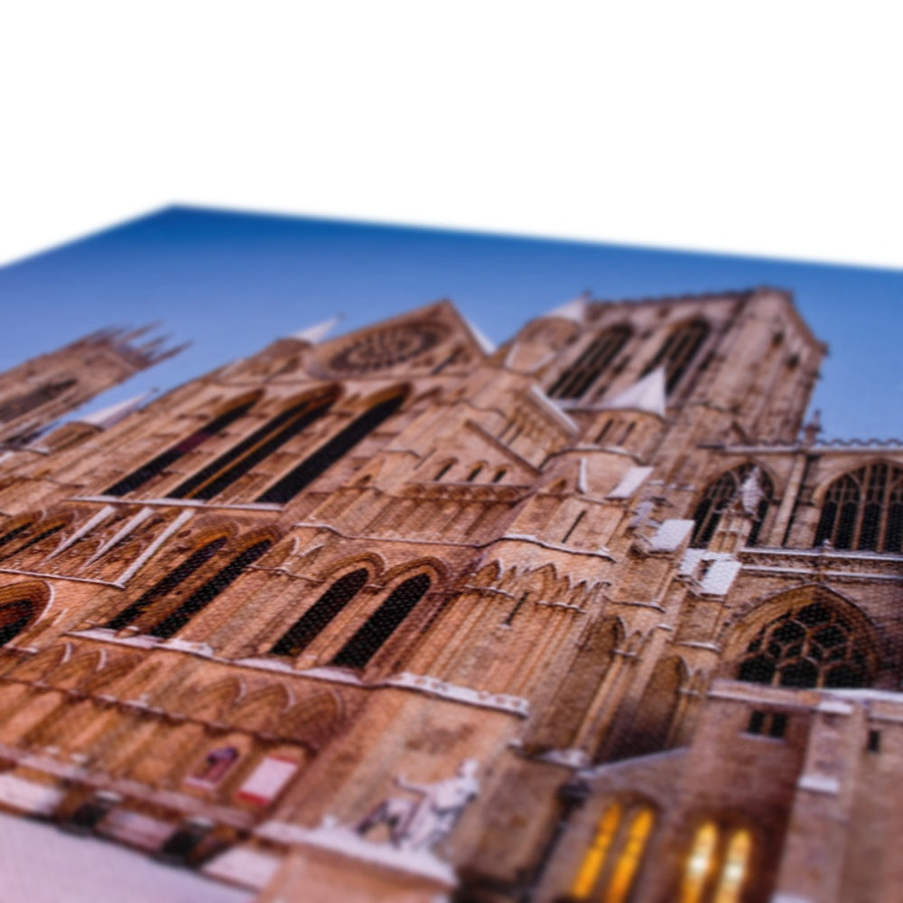 York Minster in the snow, York, UK. Canvas