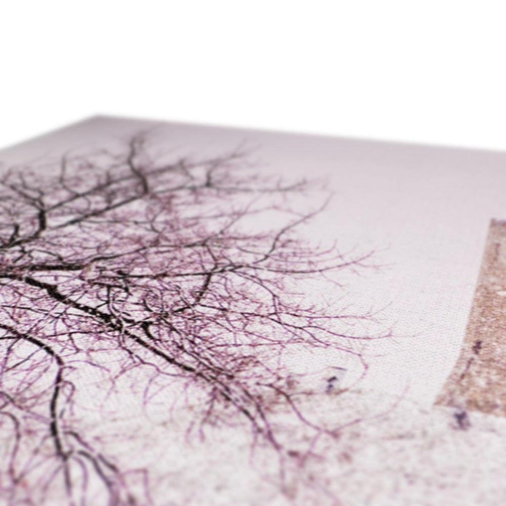 Clifford's Tower in snow blizzard, York, UK Canvas