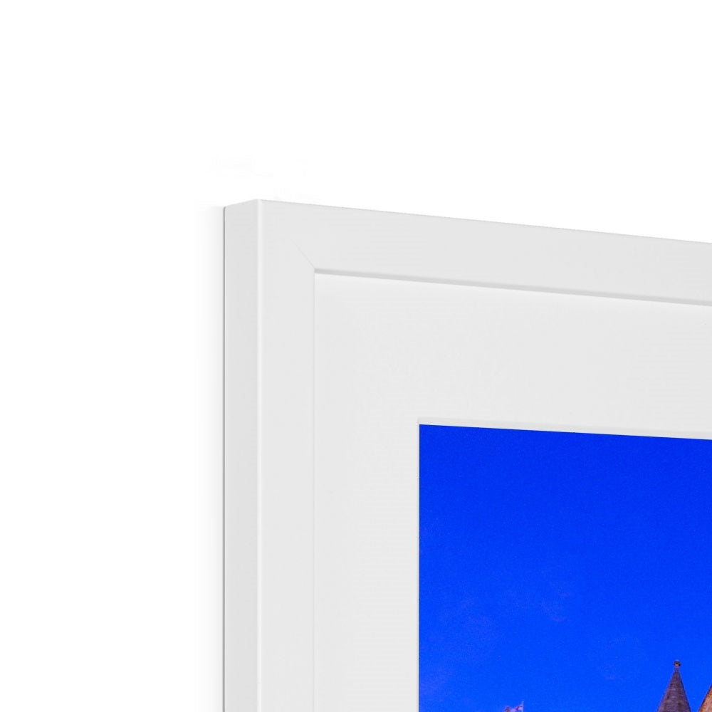 York Minster in the snow, York, UK. Framed & Mounted Print