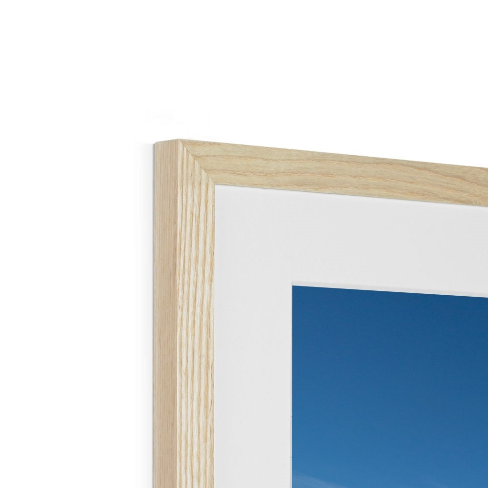 The Great East Window of York Minster seen from College Street,York. UK Framed & Mounted Print