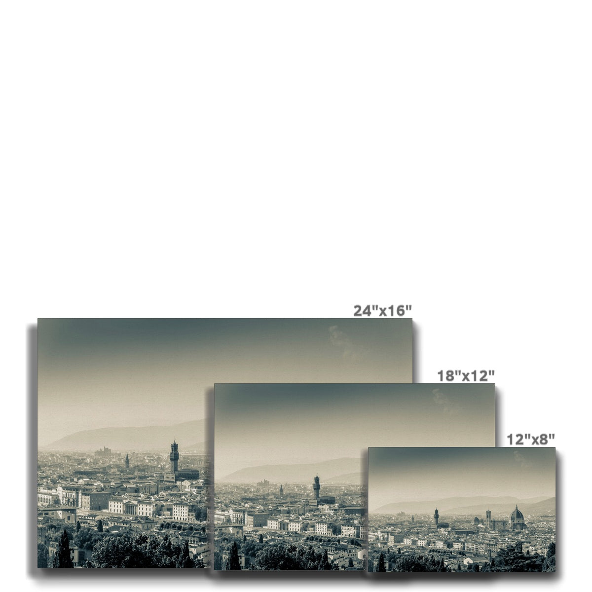 Florence Cathedral with its Brunelleschi dome, Italy. Canvas