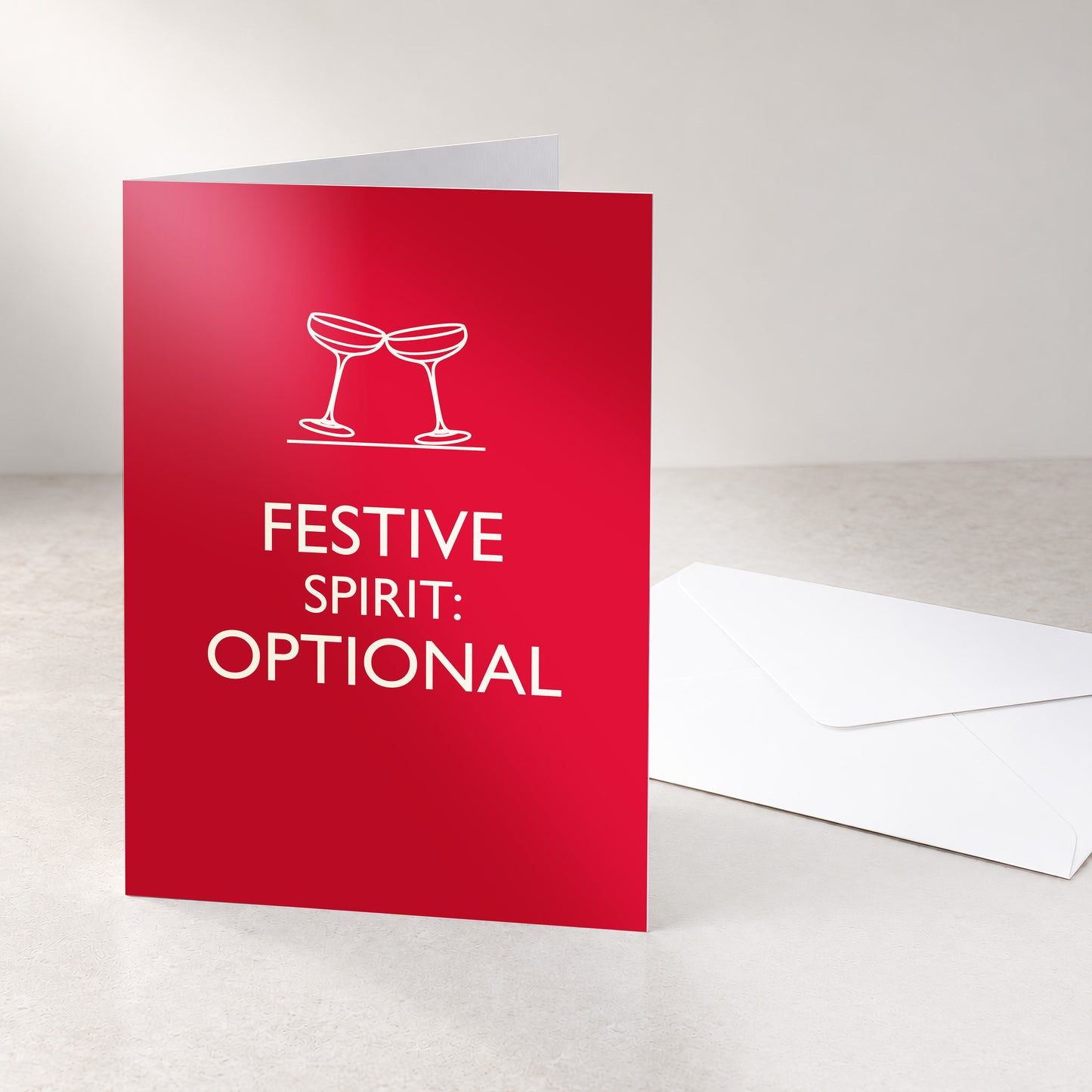FESTIVE SPIRIT OPTIONAL Greeting Card