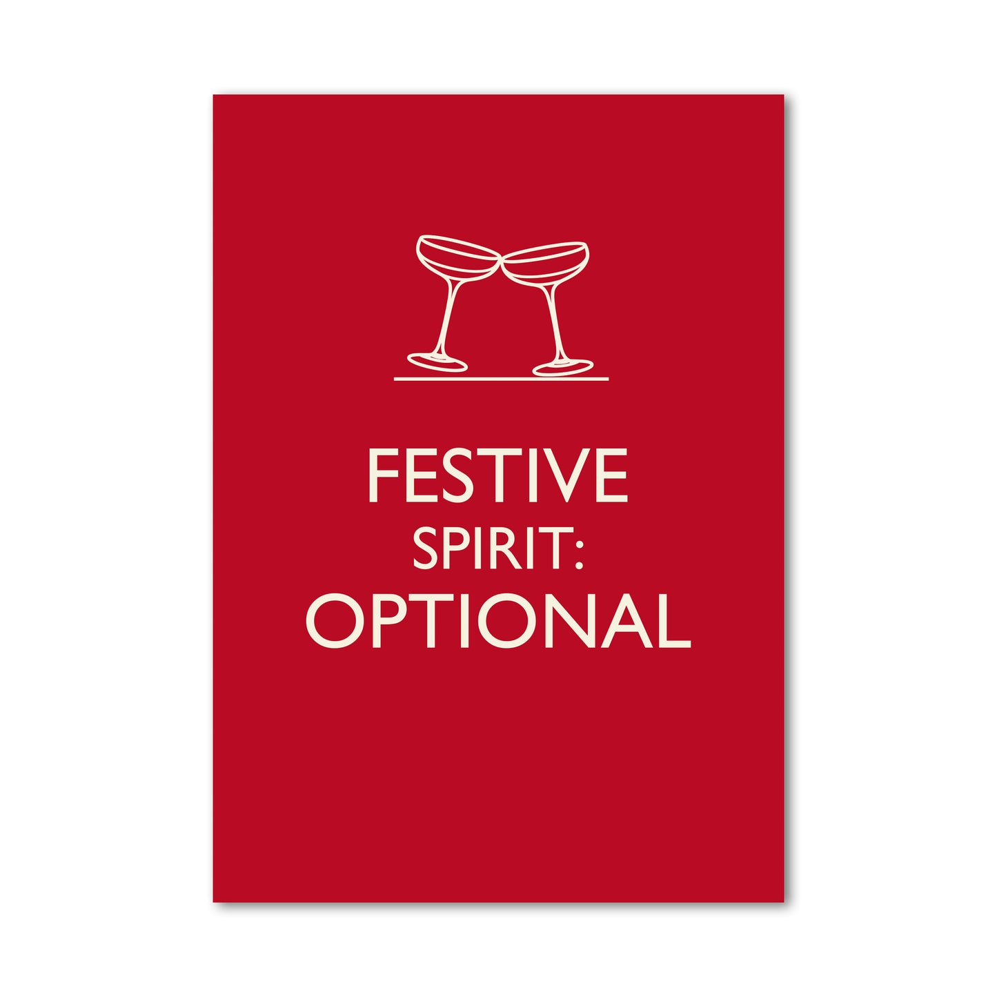 FESTIVE SPIRIT OPTIONAL Wall Art Poster