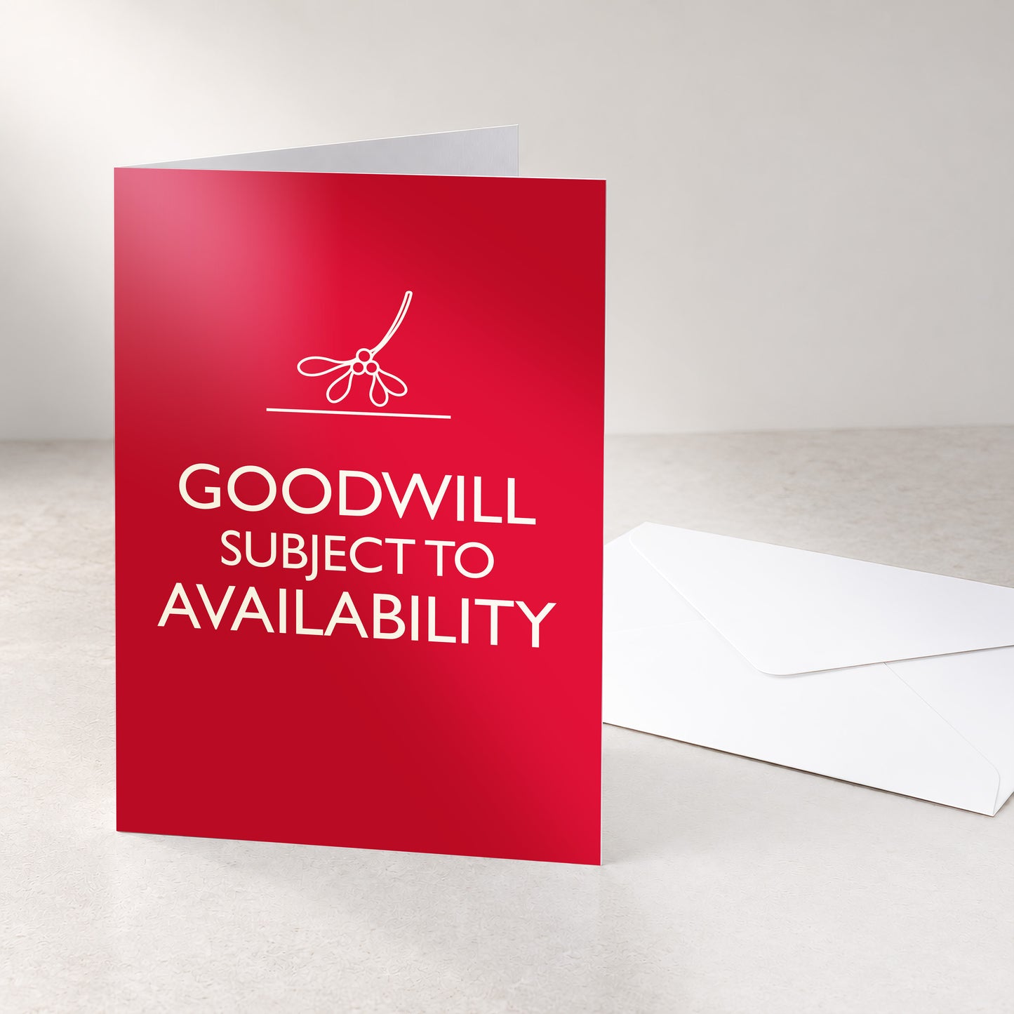GOODWILL SUBJECT TO AVAILABILITY Greeting Card