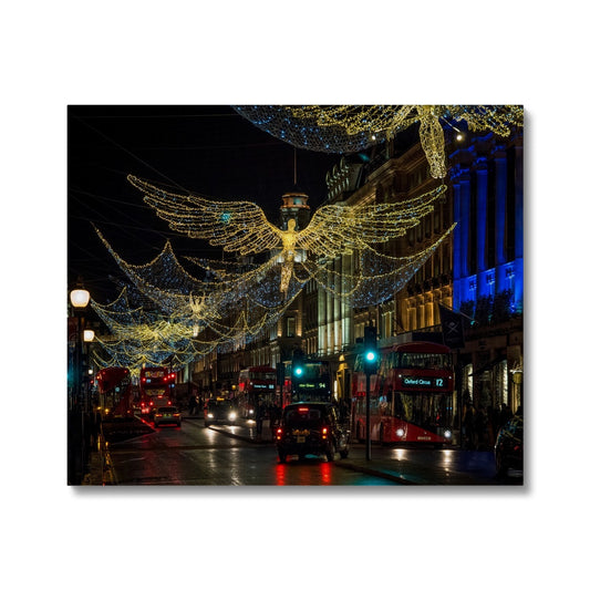 Regent Street Christmas lights, London. UK. Canvas