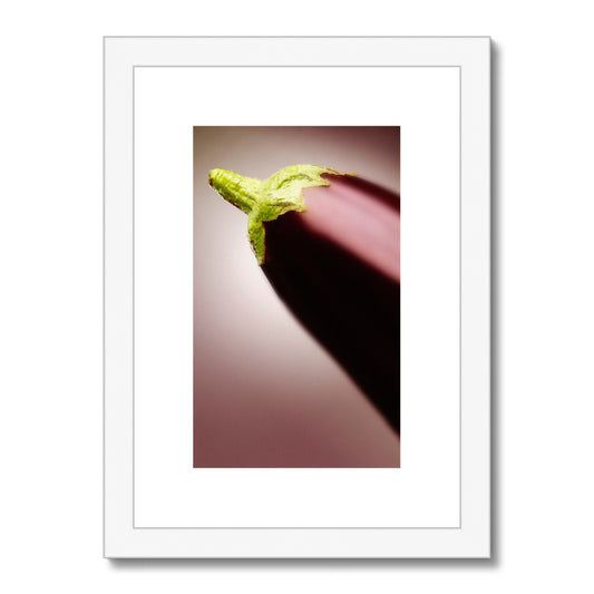 Aubergine - Still life Framed & Mounted Print