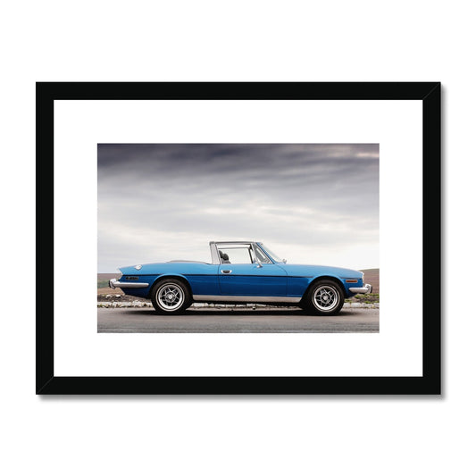 Triumph Stag car Framed & Mounted Print