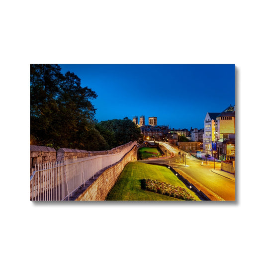 Bar Walls and York Minster at dusk Canvas