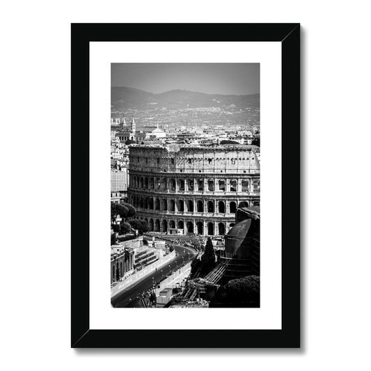 The Colosseum, Rome, Italy. Framed & Mounted Print