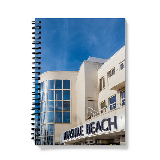 Art Deco exterior of Blackpool Pleasure Beach. UK. Notebook