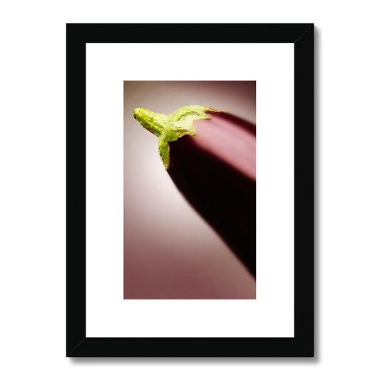 Aubergine - Still life Framed & Mounted Print